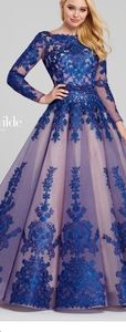 Ellie wilde long sleeve ball gown size 12